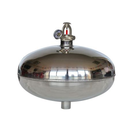 Roestvrij staal droog poeder Brandblusser 6kg Hangtype