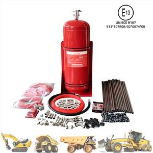 Graafmachine automatisch brandblussysteem